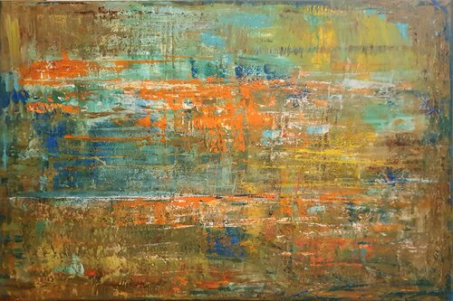 Forest abstract di Cassia, Pittura in vendita su Singulart