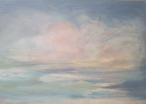 Sunset time di Cassia, Pittura in vendita su Singulart