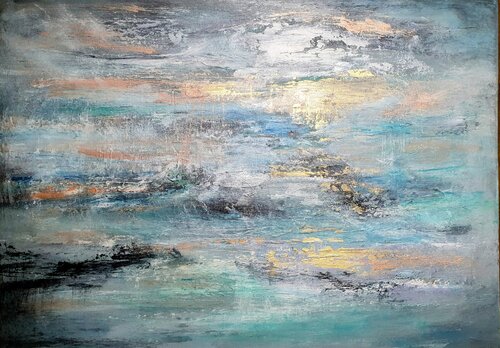 Fly me to the sun par Cassia, Peinture en vente sur Singulart