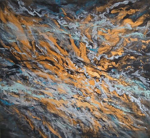 Golden Valley by Cassia, Painting for Sale on Singulart