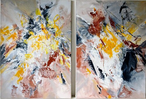 Duo Spring Time by Cassia, 회화 for Sale on Singulart