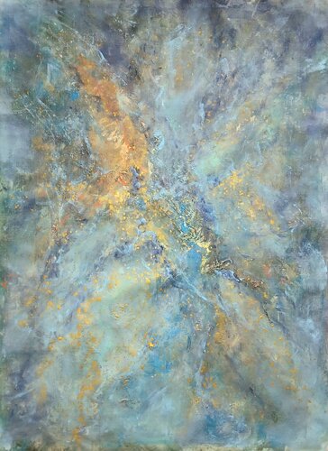 Space abstract di Cassia, Pittura in vendita su Singulart