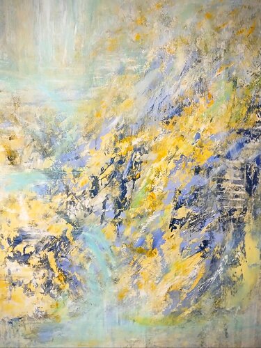 Printemps abstract di Cassia, Pittura in vendita su Singulart