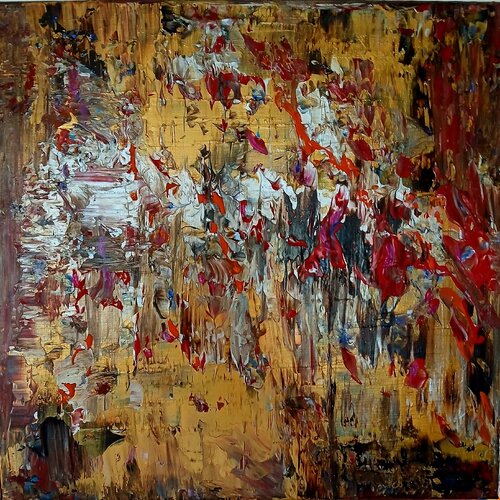 Silver night par Cassia, Peinture en vente sur Singulart