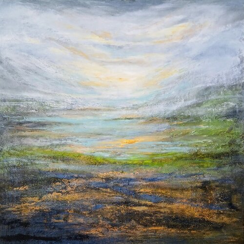 Rural landscape par Cassia, Peinture en vente sur Singulart