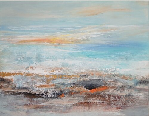 Skyline abstract van Cassia, Schilderij te koop op Singulart