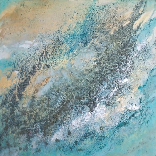 Misty vibes di Cassia, Pittura in vendita su Singulart