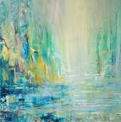 Chant des eaux luminescentes de Cassia, Pintura a la venta en Singulart