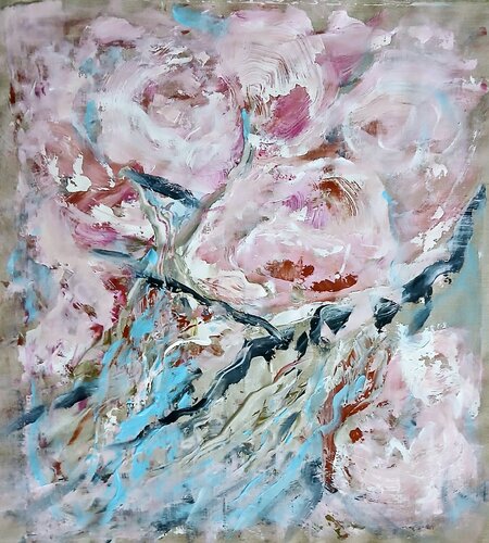 Florale Art van Cassia, Schilderij te koop op Singulart