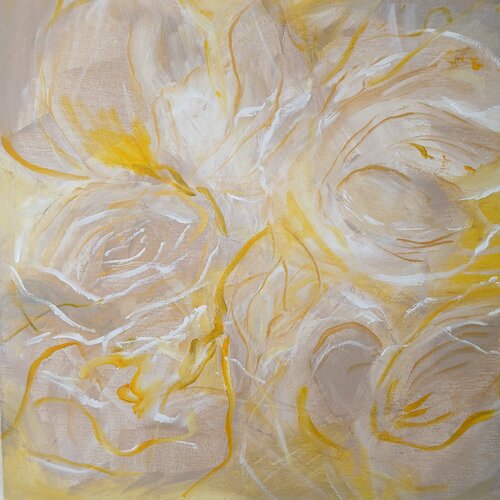 Les fleurs d'or von Cassia, Malerei kaufen auf Singulart