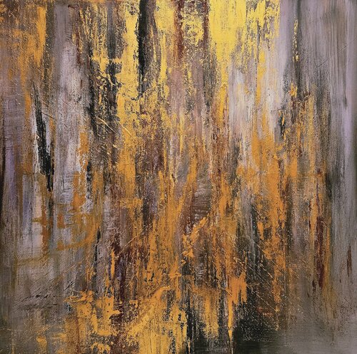 La forêt dorée di Cassia, Pittura in vendita su Singulart