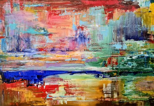 Admirer les couleurs fantastiques! di Cassia, Pittura in vendita su Singulart