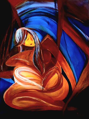 Mermaid of 21th. century di Cassia, Pittura in vendita su Singulart