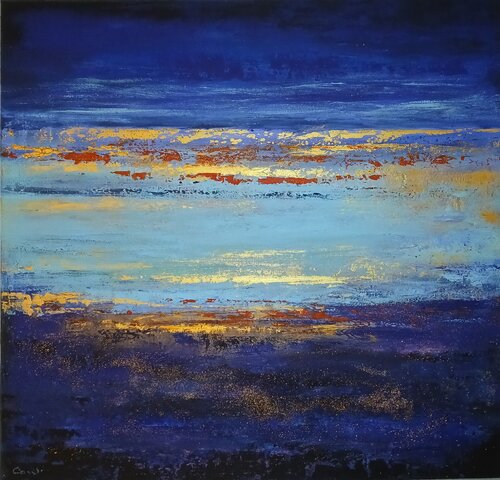 Sky over the ocean di Cassia, Pittura in vendita su Singulart