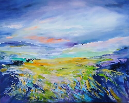 Skies dream by Cassia, Painting for Sale on Singulart