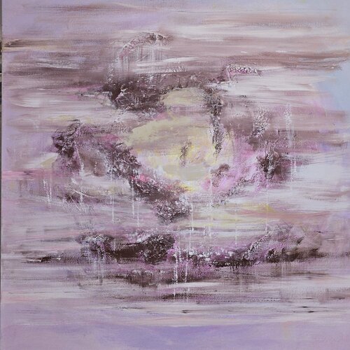Pink Spring Air di Cassia, Pittura in vendita su Singulart