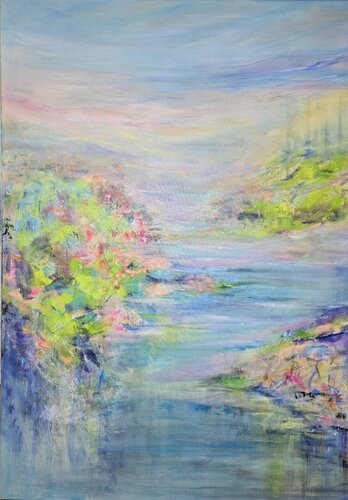 Sérénade des couleurs di Cassia, Pittura in vendita su Singulart