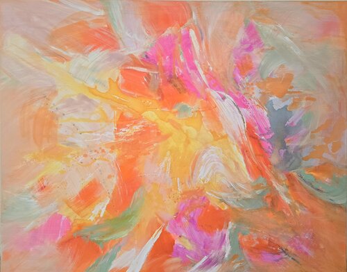 Fluid Sun by Cassia, Painting for Sale on Singulart