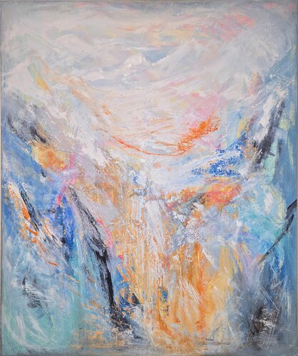 Sunrise In Alps de Cassia, Pintura a la venta en Singulart