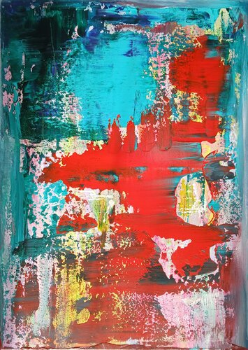 Red Reflex by Cassia, Painting for Sale on Singulart