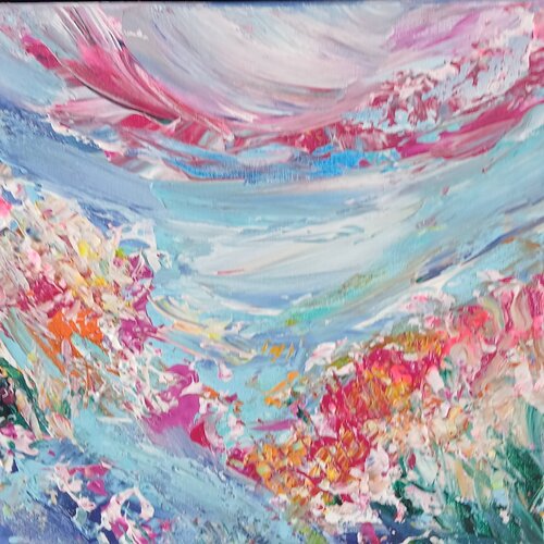 Pink Alps de Cassia, Pintura a la venta en Singulart