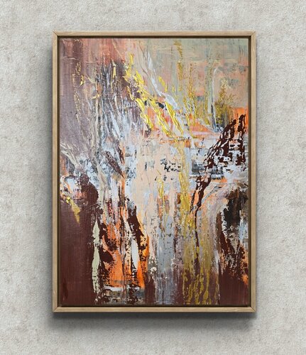 Golden sunset par Cassia, Peinture en vente sur Singulart