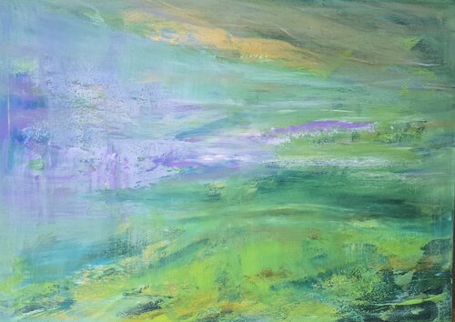Lila primavera par Cassia, Peinture en vente sur Singulart