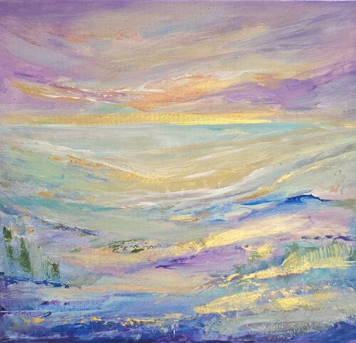 Violet day par Cassia, Peinture en vente sur Singulart