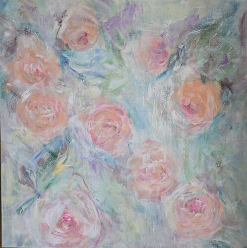 La vie en rose van Cassia, Schilderij te koop op Singulart