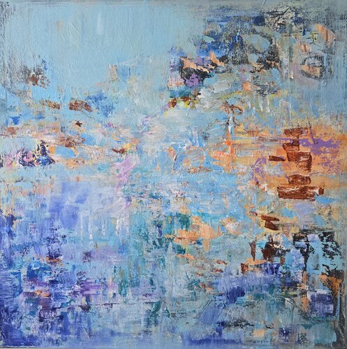 Blue Dream by Cassia, Painting for Sale on Singulart
