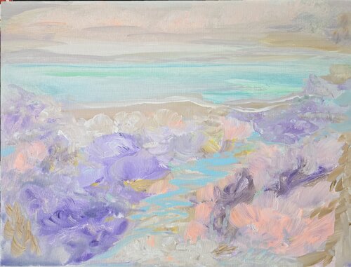 Light misty morning di Cassia, Pittura in vendita su Singulart