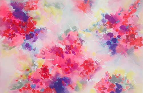 Floral pattern di Cassia, Pittura in vendita su Singulart