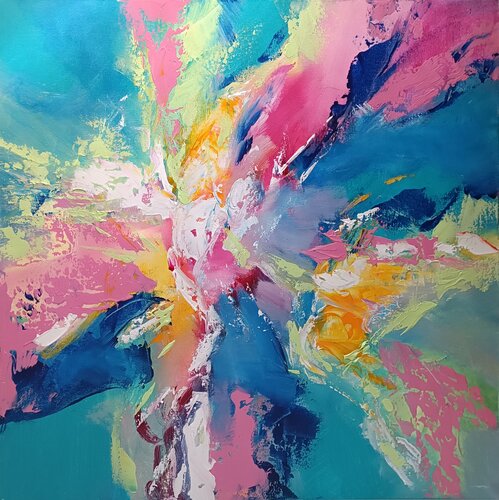 Les vibrations d'amour di Cassia, Pittura in vendita su Singulart