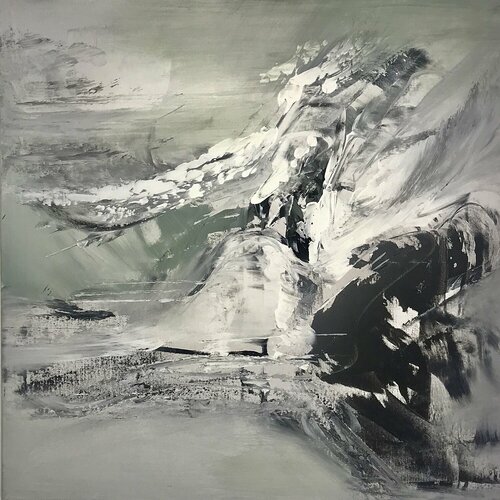 Dancer in japan forest di Cassia, Pittura in vendita su Singulart