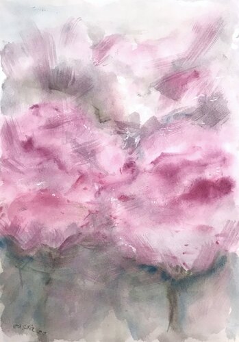 L'aromat en rose by Cassia, 종이 for Sale on Singulart