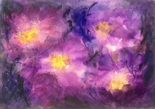 Les dernier jours chaudes... by Cassia, Work on Paper for Sale on Singulart