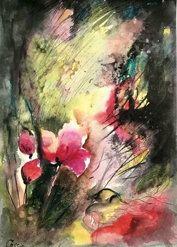 L'aromat des Cyclamens by Cassia, 종이 for Sale on Singulart