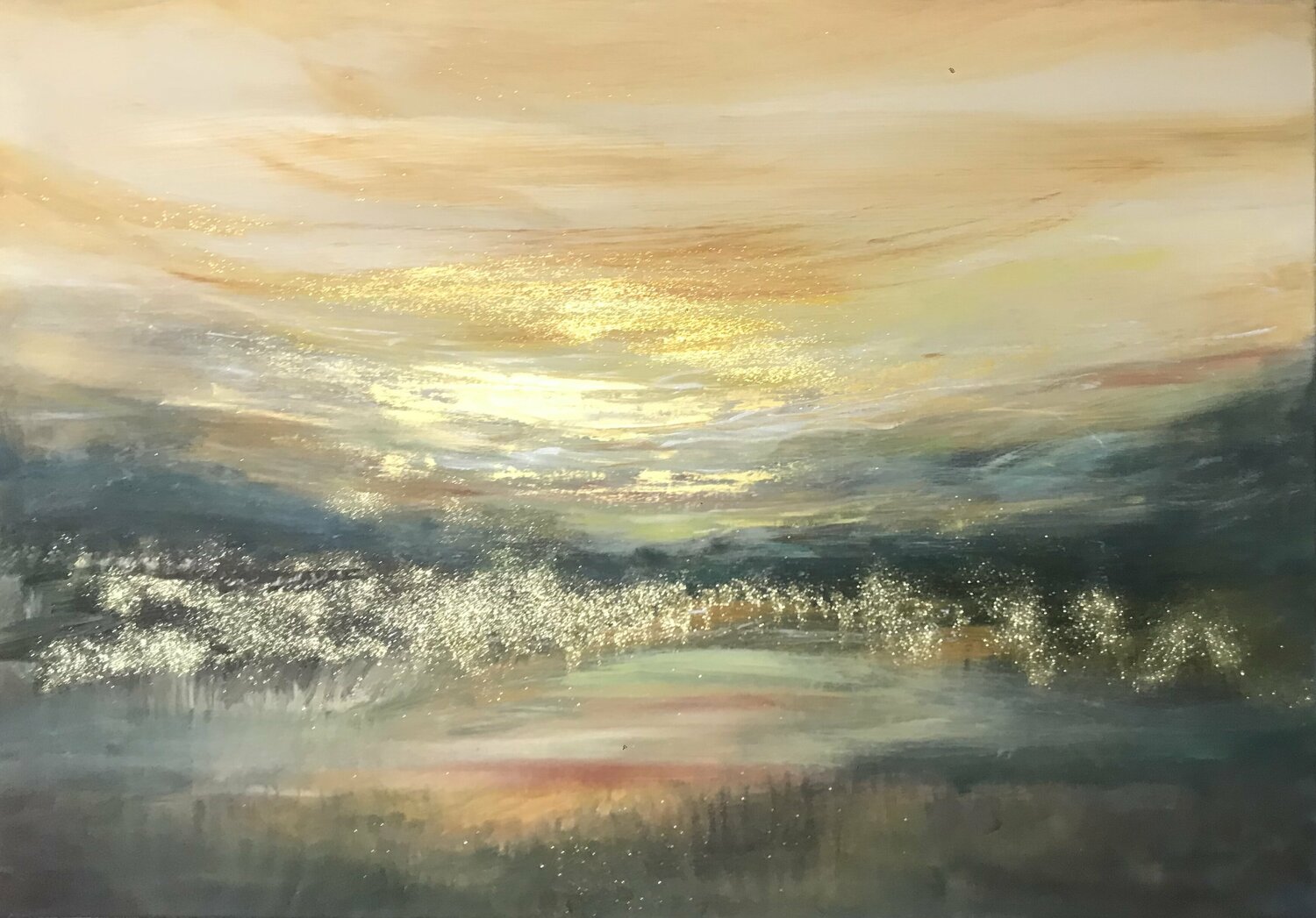 Sunset in Alps Cassia