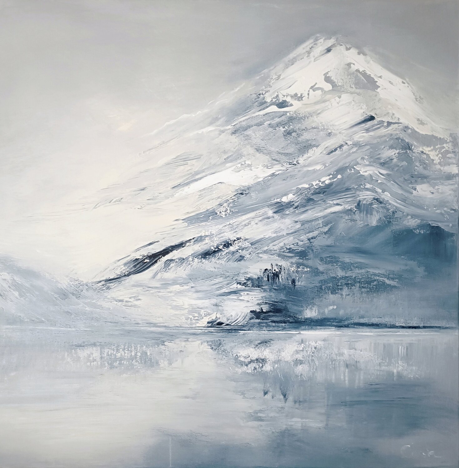Alpin Winter Abstract Cassia