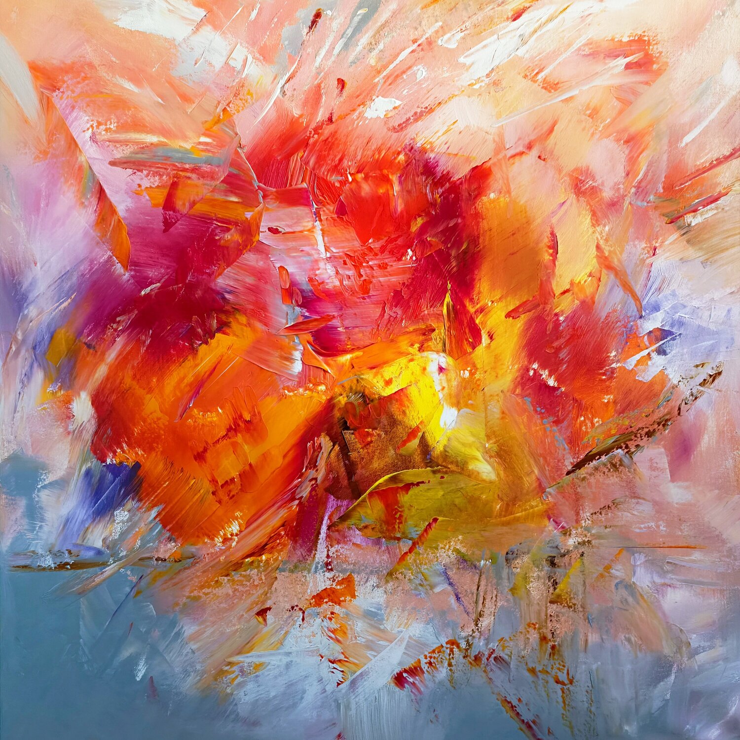 Autumn leaves Abstract Cassia