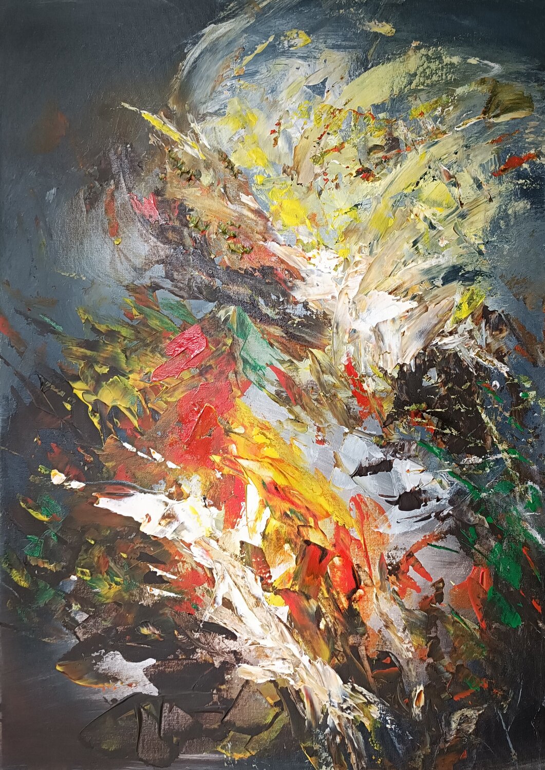 Spring abstract II Cassia