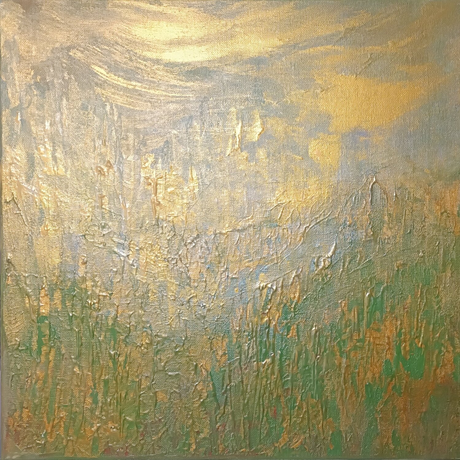 Gold and geen Abstract Cassia