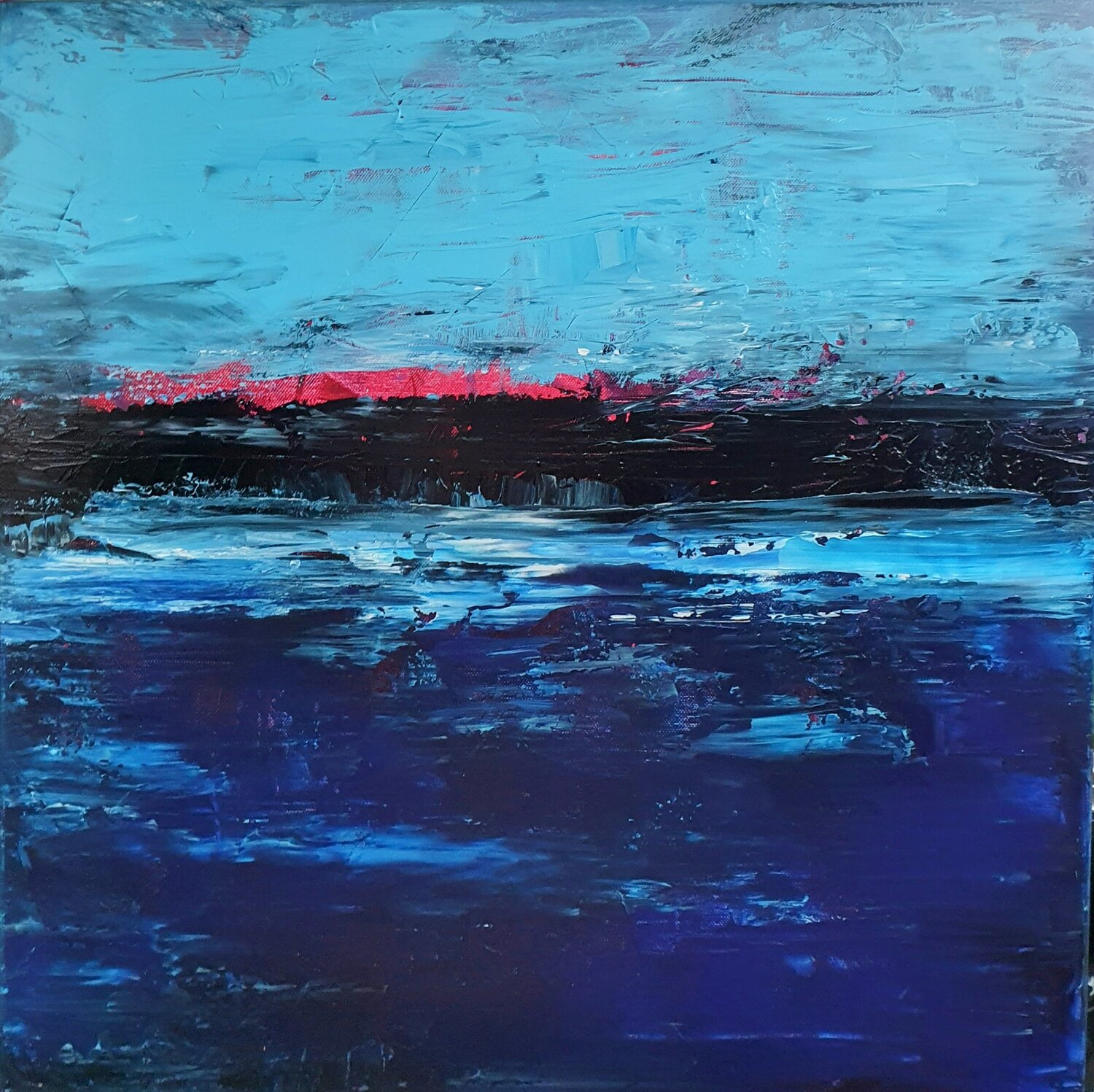 Blue abstract Cassia