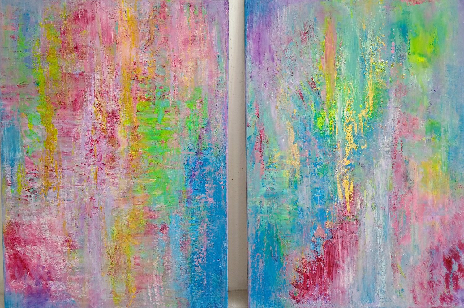 Duo Spring Abstract, 2 pcs Cassia