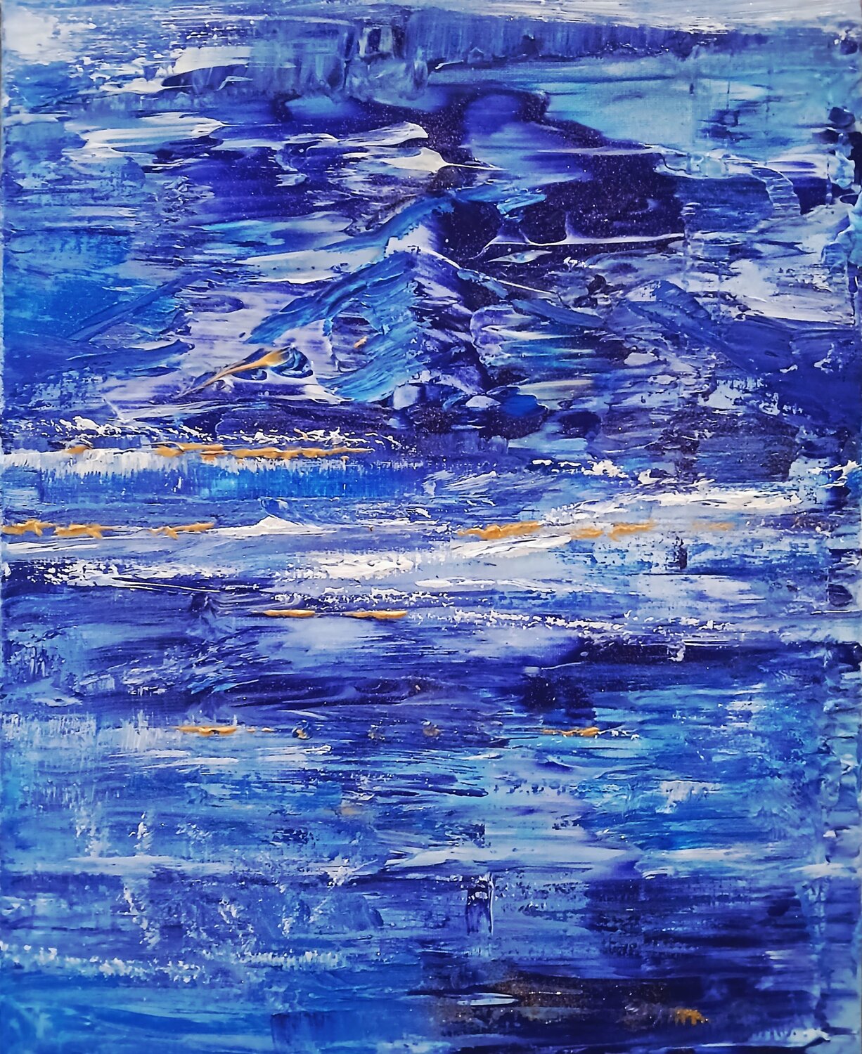 Bleu géant Cassia Peinture originale à vendre