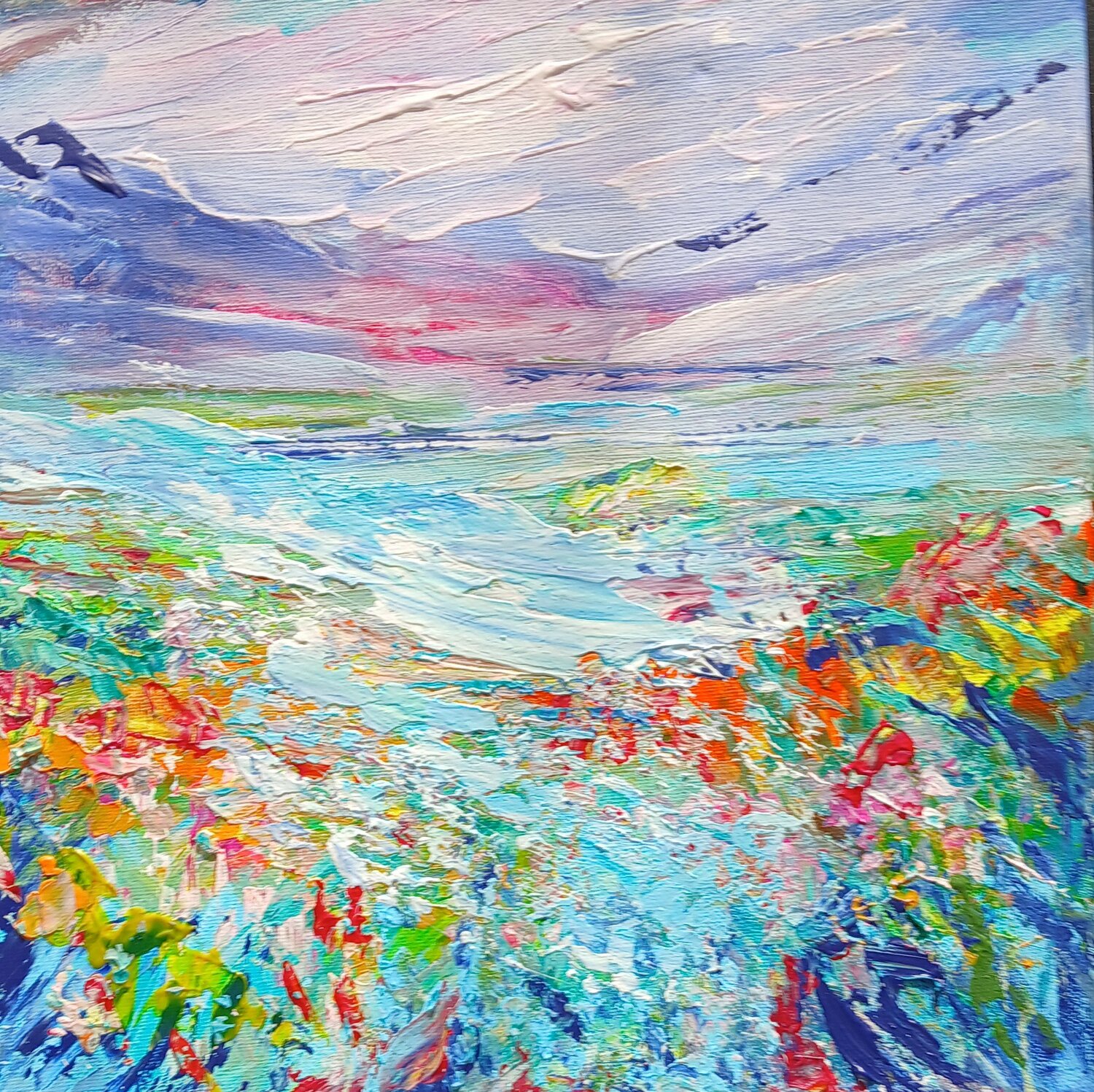 Blue Alps Cassia Pintura original en venta