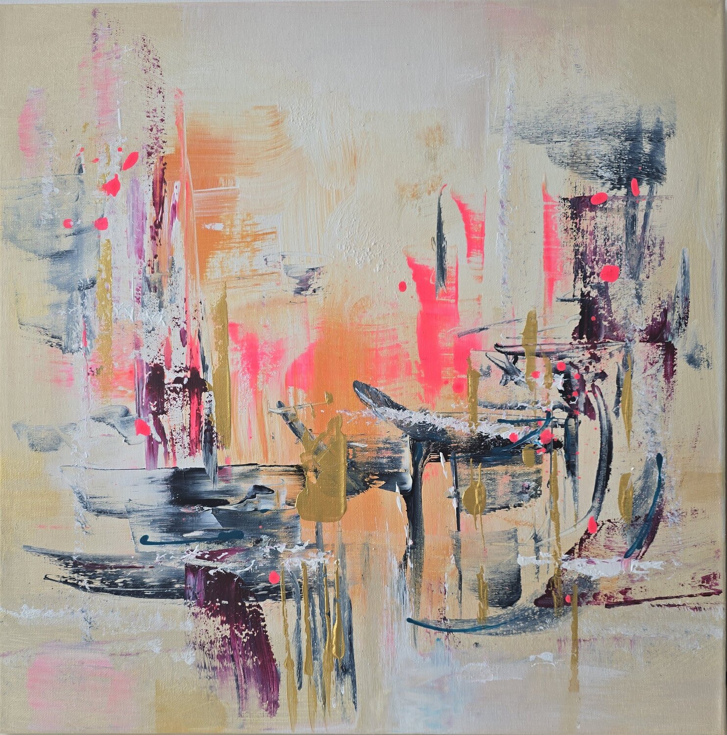Sunset Timescape Cassia Original painting for sale