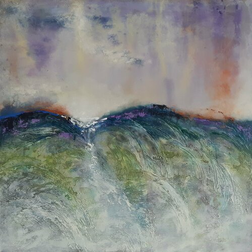 LE TEMPESTE ARRIVANO PER PULIRE IL CAMMINO... van Gabriela Aleksandra Szuba, Schilderij te koop op Singulart
