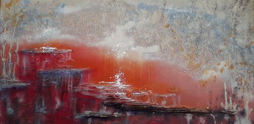 VERSO LA QUINTA DIMENSIONE par Gabriela Aleksandra Szuba, Peinture en vente sur Singulart