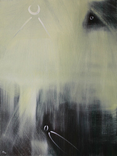 I am a happy bird van Min Zou, Schilderij te koop op Singulart